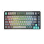 REDRAGON K613 JAX 60% Gaming Mechanical Keyboard - Blue Switches - Rainbow LED Lighting - Black