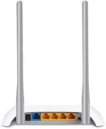 ⁦راوتر لاسلكي N - جهاز اكسس بوينت موديل TL-WR840N بسرعة 300 ميجابت-الثانية، من TP-لينك، ثنائي النطاق، متعدد الألوان⁩ - الصورة ⁦4⁩