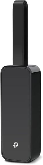 محول USB الى ايثرنت من تي بي لينك (UE306)، محول شبكة قابل للطي USB 3.0 الى جيجابت ايثرنت للشبكة المحلية للاب توب يدعم اجهزة نينتندو سويتش وويندوز ولينكس وابل ماك بوك OS 10.11-10.15 سيرفس