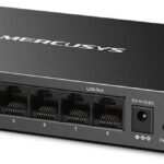 مفتاح كمبيوتر مكتبي بـ5 منافذ جيجابت من ميركوسيس، 8 منافذ 10/100/1000 ميجابت لكل ثانية، تركيب متعدد، تبديل تلقائي، MDI/MDIX، توفير الطاقة، علبة معدنية، التوصيل والتشغيل، لا يتطلب تهيئة (MS108GS)