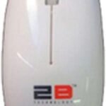 ماوس ضوئي بسلك موديل (MO17W) مع لمسة بيانو نهائية من 2 بي - ابيض