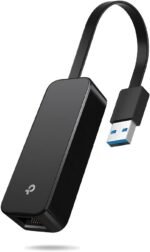 ⁦محول USB الى ايثرنت من تي بي لينك (UE306)، محول شبكة قابل للطي USB 3.0 الى جيجابت ايثرنت للشبكة المحلية للاب توب يدعم اجهزة نينتندو سويتش وويندوز ولينكس وابل ماك بوك OS 10.11-10.15 سيرفس⁩ - الصورة ⁦2⁩