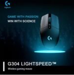 ⁦ماوس العاب لاسلكي جي 305 لايت سبيد من لوجيتك، أسود⁩ - الصورة ⁦4⁩