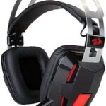 سماعة رأس للالعاب من ريدراجون، نظام صوت محيطي 1.7 لاجهزة الكمبيوتر الشخصي واللاب توب والتابلت وبلاي ستيشن 4 واكس بوكس وان - H201، سلكي، أسود، فوق الأذن