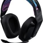 سماعات رأس بسلك للالعاب مع ميكروفون G335 ومقبس صوت 3.5 ملم وخاصية القلب للصمت، وسائد اذن ميموري فوم خفيف الوزن متوافقة الكمبيوتر والبلاي ستيشن وXbox ونينتندو سويتش من لوجيتيك - لون اسود