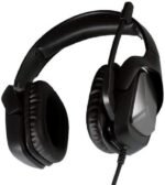 ⁦سماعة رأس للألعاب H220GS بمنفذ USB 7.1 بصوت محيطي وميكروفون واضاءة LED وخاصية إلغاء الضوضاء فوق الأذن من إتش بي، سلكي، أسود⁩ - الصورة ⁦3⁩