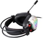 سماعة رأس للألعاب اس تي ستاندرد GM-07 - USB 7.1 (360 درجة) صوت محيطي - الفضاء اللوني ار جي بي - ميكروفون بخاصية إلغاء الضوضاء - وسائد الأذن من الميموري فوم لارتداء مريح - Image 4