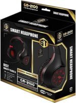 ⁦GM-2100 سم اعة ستريو مخصصة للجيمنج بميكرفون للكمبيوتر احمر/أسواد، سلكي، فوق الاذن، من ستاندرد⁩ - الصورة ⁦2⁩