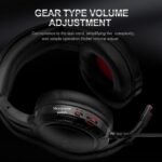 سماعة راس للالعاب مينتو H270 باضاءة ار جي بي من ريدراجون - مكبرات صوت داخلية 50 ملم - ميكروفون بخاصية الغاء الضوضاء - لاجهزة الكمبيوتر الشخصي/ بلاي ستيشن 4/ اكس بوكس/ الموبايل، أسود، سلكي، فوق الأذن - Image 2