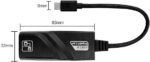 ⁦محول USB نوع سي 3.0 إلى ايثرنت ار جيه 45 جيجابت لان 10/100/1000 ميجابت لكل ثانية من تكنوتك، كروم⁩ - الصورة ⁦4⁩