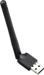 فلاشة واي فاي USB TV-MAX عالي السرعة - محول إنترنت لاسلكي بواجهة USB 2.0 - يدعم الأنظمة المختلفة – دوران 360درجة – متوافق مع مختلف الأجهزة