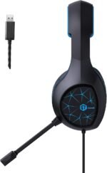 ⁦سماعة GM2100 ENC سلكية USB للألعاب بصوت محيطي 7.1 وبيس عميق وجودة Class A عالية.⁩ - الصورة ⁦2⁩