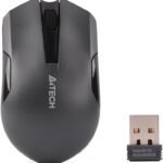 ماوس لاسلكي صامت G3-200NS - نطاق 10:15 متر - اسود