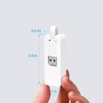 ⁦محول ايثرنت UE200 من USB نوع سي الى ار جيه 45 100 ميجابت لكل ثانية من تي بي لينك، لشبكة LAN بسلك، لاجهزة الترا بوك وكروم بوك ولاب توب والكمبيوتر، تدعم نظام التشغيل ويندوز وماك (10.6-10.10) ولينكس⁩ - الصورة ⁦3⁩