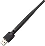 ⁦فلاشة واي فاي USB TV-MAX عالي السرعة - محول إنترنت لاسلكي بواجهة USB 2.0 - يدعم الأنظمة المختلفة – دوران 360درجة – متوافق مع مختلف الأجهزة⁩ - الصورة ⁦2⁩