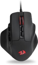 ⁦ماوس ألعاب M806 بولز اي من ريدراجون، 7 أزرار قابلة للبرمجة، سلكي بالفضاء اللوني ار جي بي مع هيكل مريح بقبضة طبيعية، برنامج يدعم روابط المفاتيح ذاتية الصنع وإضاءة خلفية⁩ - الصورة ⁦2⁩