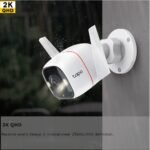 ⁦كاميرا مراقبة تابو من تي بي لينك للخارج لا تتطلب موزع ومقاومة للعوامل الجوية بضوء كشاف ورؤية ليلية وتعمل مع اليكسا وجوجل هوم بدقة عالية 2K صفارة إنذار مدمجة وصوت باتجاهين وتخزين SD (Tapo C320WS)كاميرا مراقبة تابو من تي بي لينك للخارج لا تتطلب موزع ومقاومة للعوامل الجوية بضوء كشاف ورؤية ليلية وتعمل مع اليكسا وجوجل هوم بدقة عالية 2K صفارة إنذار مدمجة وصوت باتجاهين وتخزين SD (Tapo C320WS)⁩ - الصورة ⁦4⁩