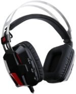 ⁦سماعة رأس للالعاب من ريدراجون، نظام صوت محيطي 1.7 لاجهزة الكمبيوتر الشخصي واللاب توب والتابلت وبلاي ستيشن 4 واكس بوكس وان - H201، سلكي، أسود، فوق الأذن⁩ - الصورة ⁦3⁩