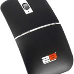 ماوس لاسلكي قابل لاعادة الشحن 2.4 جيجابايت من 2 بي - اسود/فضي، موديل MO305