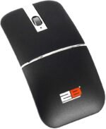 ماوس لاسلكي قابل لاعادة الشحن 2.4 جيجابايت من 2 بي - اسود/فضي، موديل MO305