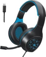 سماعة GM2100 ENC سلكية USB للألعاب بصوت محيطي 7.1 وبيس عميق وجودة Class A عالية. - Image 4