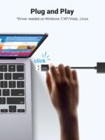 ⁦محول USB 3.0 الى إيثرنت ار جيه 45 جيجابت من يوجرين (أسود) - 20256⁩ - الصورة ⁦4⁩