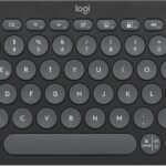 لوجيتيك مفاتيح بيبل 2 K380s - تصميم كويرتي ايطالي، جرافيت، بلوتوث