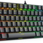 لوحة مفاتيح ميكانيكية للالعاب رينبو ريدراجون K552 - مفتاح اوتمو احمر - هيكل ايه بي اس معدني