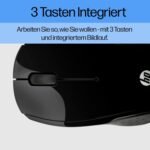 ⁦ماوس 200 X6W31AA بصري لاسلكي من اتش بي - اسود⁩ - الصورة ⁦5⁩