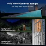 ⁦EZVIZ كاميرا قبة اتش 8 سي برو، واي فاي 360 درجة | صوت ثنائي الاتجاه، رؤية ليلية ملونة، تتبع تلقائي وعودة بنقرة واحدة لاتجاهات محددة مسبقا (3K/5MP)⁩ - الصورة ⁦4⁩