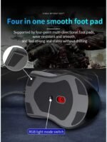 ⁦ماوس العاب عالي الجودة FV-509 باضاءة خلفية LED جيدة التهوية - 6400 نقطة لكل بوصة - للكمبيوتر الشخصي، USB⁩ - الصورة ⁦6⁩