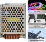 ⁦محول إمداد طاقة 12 فولت 5 امبير 60 واط، محول طاقة عالمي منظم محول تيار متردد 110 الى تيار مستمر 12 فولت، مشغل LED لشريط إضاءة LED وراديو وكاميرا سي سي تي في ونظام أمان⁩ - الصورة ⁦5⁩