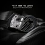 ⁦ريدراجون ماوس العاب لاسلكي ستورم برو M808، شكل قرص العسل RGB - مستشعر بصري 16000 نقطة لكل بوصة - ازرار ماكرو قابلة للبرمجة - تسجيل دقيق⁩ - الصورة ⁦4⁩