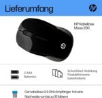 ⁦ماوس 200 X6W31AA بصري لاسلكي من اتش بي - اسود⁩ - الصورة ⁦7⁩