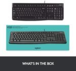 ⁦لوجيتيك كيبورد بسلك K120 اسود PN-920-002495⁩ - الصورة ⁦3⁩