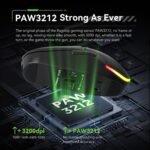 ⁦ماوس FV-210 ار جي بي قابل لإعادة الشحن ثنائي لاسلكي بلوتوث 5.1 بـ 2.4G - بطارية 500mAh ومستشعر PAW 3212 دقة 3200DPI، حماية من الأشعة فوق البنفسجية للألعاب والمكتب، لأنظمة ويندوز/iOS/أندرويد، رمادي⁩ - الصورة ⁦4⁩