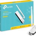 دونجل واي فاي نانو USB من تي بي لينك، محول شبكة لاسلكي عالي الكسب 150 ميجابت لكل ثانية للكمبيوتر المكتبي واللاب توب، يدعم ويندوز 10/8.1/8/7/اكس بي لينكس 2.6.18-4.4.3، ماك او اس 10.9-10.15 (TL-WN722N)