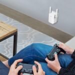 ⁦موسع نطاق واي فاي RE205 AC750 مع هوائيين خارجيين من تي بي لينك⁩ - الصورة ⁦2⁩