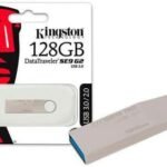 ذاكرة فلاش 128 جيجابايت (USB 3.1 سريع) من كينجستون (معدني)