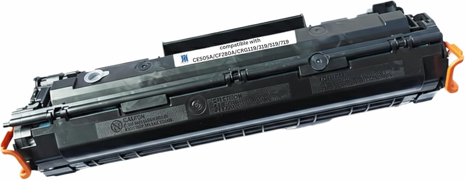 61BwIE53IPL._AC_SL1500_ خرطوشة حبر أسود بديلة متوافقة مع طابعة بي اتش 05A وبديلة لـ CE505A و CF280A و CRG119 و 319 و 519 و 719 - حبر طابعة ليزر عالي الإنتاجية - الصورة 1