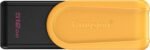 ذاكرة فلاش USB داتاترافيلر اكسوديا اس512 جيجابايت- USB 3.2 الجيل الأول - USB نوع A من كينجستون - أسود وبرتقالي