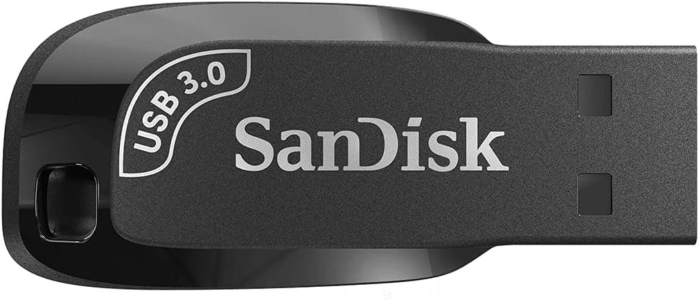 61UWxUykHYS._AC_SL1280_ فلاش ميموري USB 3.0 الترا شيفت من سانديسك، سعة 64 جيجا بايت و عالية السرعة، للكمبيوتر واللاب توب (SDCZ410-064G-G46) حزمة كاملة بدون حبل التعليق - الصورة 1
