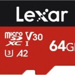 ليكسار بطاقة Micro SD سعة 64GB، بطاقة ذاكرة فلاش microSDXC UHS-I مع محول - حتى 160 ميجابايت/ثانية، A2، U3، الفئة 10، V30، بطاقة TF عالية السرعة لنينتندو سويتش/جوبرو/مكبر صوت بلوتوث/تابلت/هاتف ذكياسم العلامة التجارية	ليكسار نوع ذاكرة الفلاش	microSDXC سعة تخزين الذاكرة	64 جيجابايت اللون	64 جيجابايت ايه 2 مميزات خاصة	عازل للحرارة, ماء, مقاوم للأشعة السينية قراءة السرعة	160 ميجا بايت في الثانية نوع الضمان	محدود واجهة الأجهزة	مايكرو SDXC فئة سرعة اقتران الرقمية الآمنة	الفئة 10 الشركة المصنعة	Lexar Co.,LTD