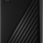 ذاكرة تخزين خارجية محمولة ماي باسبورت من ويسترن ديجيتال، 6TB، قرص صلب خارجي محمول USB 3.0، مع برنامج لإدارة الأجهزة، نسخ احتياطي وكلمة مرور، يعمل مع الكمبيوتر الشخصي واكس بوكس وبلاي ستيشن، أسود