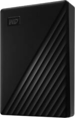 ذاكرة تخزين خارجية محمولة ماي باسبورت من ويسترن ديجيتال، 6TB، قرص صلب خارجي محمول USB 3.0، مع برنامج لإدارة الأجهزة، نسخ احتياطي وكلمة مرور، يعمل مع الكمبيوتر الشخصي واكس بوكس وبلاي ستيشن، أسود
