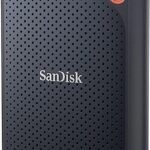 سانديسك SSD محمول للغاية سعة 1 تيرابايت - حتى 1050 ميجابايت/ثانية، USB-C، USB 3.2 الجيل الثاني، مقاوم للماء والغبار بتصنيف IP65، برامج ثابتة محدثة، محرك خارجي ذو حالة ثابتة - SDSSDE61-1T00-G25