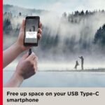 ⁦ذاكرة فلاش الترا دوال درايف جو بمنفذ USB نوع سي بسعة 64 جيجابايت من سانديسك - اسود - Sdddc3-064G-G46⁩ - الصورة ⁦4⁩