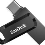 فلاش ميموري مزدوجة 256 جيجابايت USB-C من سانديسك، أسود - SDDDC3-256G-GAM46
