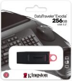 ⁦ذاكرة فلاش داتا ترافيلر اكسوديا 256GB USB 3.2 DTX/256GB من كينجستون⁩ - الصورة ⁦2⁩