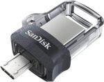 فلاش ميموري مزدوجة بخاصية OTG 32 جيجابايت وواجهة m3 Ultra من سانديسك SDDD3-032G-G46 usb3 سعة GB usb3.0